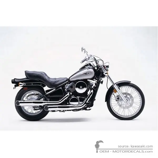 Kawasaki VN800 2000 - Ebony / Galaxy Silver