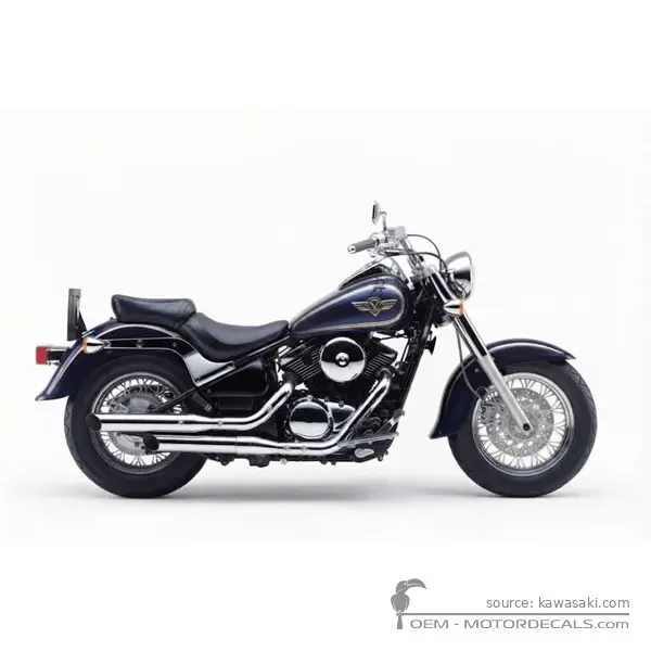 Kawasaki VN800 Classic 2001 - Metallic Nocturne Blue