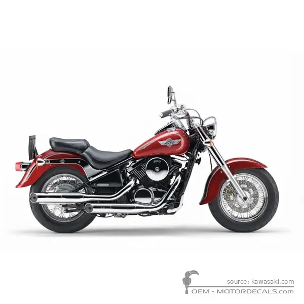 Kawasaki VN800 Classic 2002 - Candy Cardinal Red