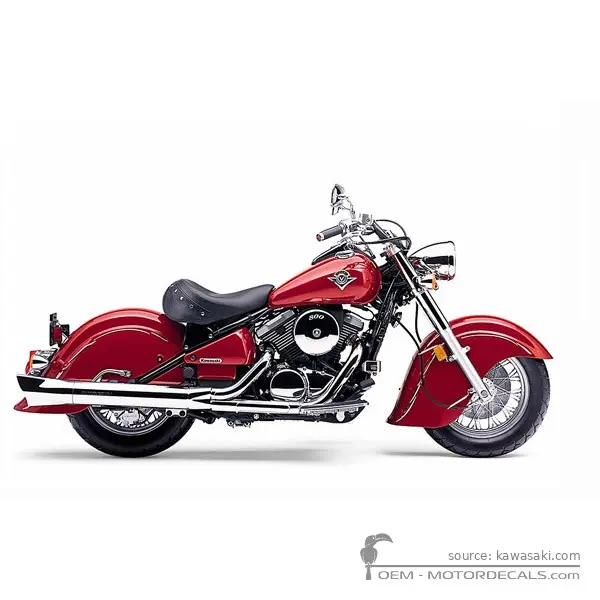 Kawasaki VN800 Drifter 2003 - Metallic Ruby Red
