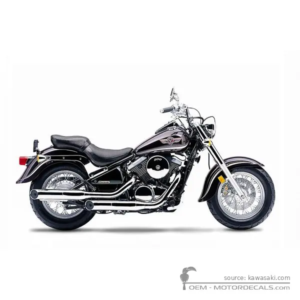 Kawasaki VN800 Classic 2003 - Pearl Mystic Black