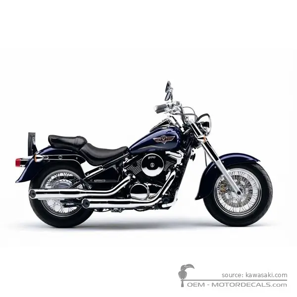 Kawasaki VN800 Classic 2004 - Metallic Nocturne Blue