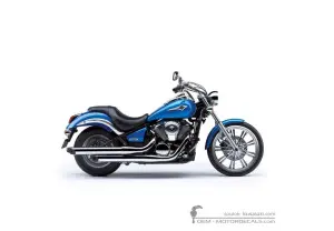 Naklejki do Kawasaki VN900 Custom 2007 • Kawasaki Naklejki OEM