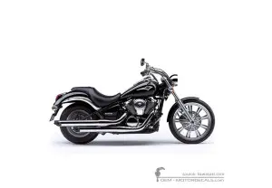Naklejki do Kawasaki VN900 Custom 2007 • Kawasaki Naklejki OEM