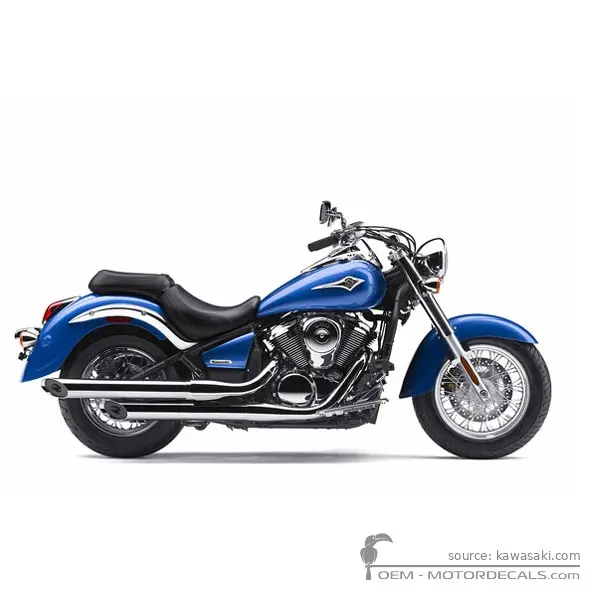 Kawasaki VN900 Classic 2008 - Metallic Midnight Sapphire Blue