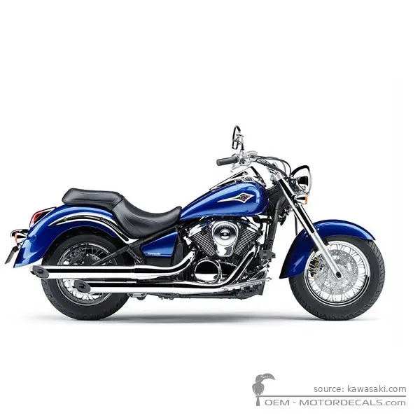 Kawasaki VN900 Classic 2010 - Candy Surf Blue