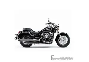Stickers voor Kawasaki VN900 Classic 2011 • Kawasaki OEM Stickers