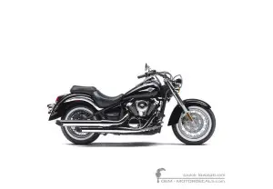 Aufkleber für Kawasaki VN900 Classic Special Editon 2011 • Kawasaki OEM-Aufkleber
