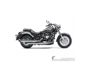 Stickers voor Kawasaki VN900 Classic 2016 • Kawasaki OEM Stickers