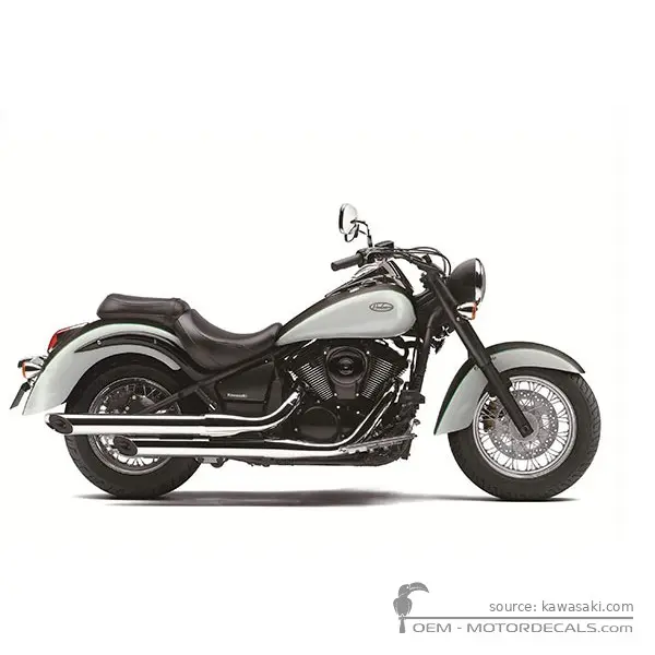 Kawasaki VN900 Classic Special Edition 2016 - White Gray