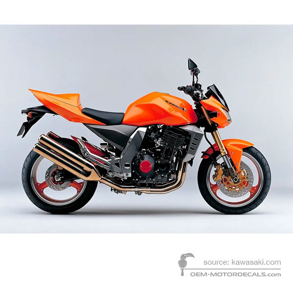 Naklejki do Kawasaki Z1000 2003 - Pomarańczowy • Kawasaki Naklejki OEM