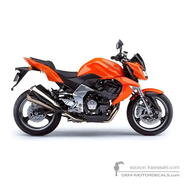 Kawasaki Z1000 2007 - Orange - Pearl Wildfire Orange