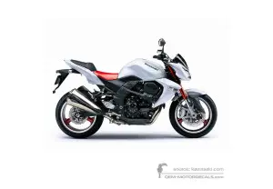 Decals for Kawasaki Z1000 2008 - White • Kawasaki OEM Decals