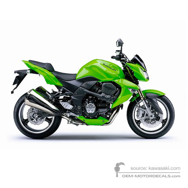 Decals for Kawasaki Z1000 2008 - Green • Kawasaki OEM Decals