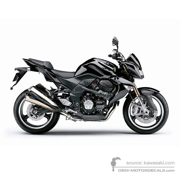 Pegatinas para Kawasaki Z1000 2009 - Negro • Kawasaki Pegatinas OEM