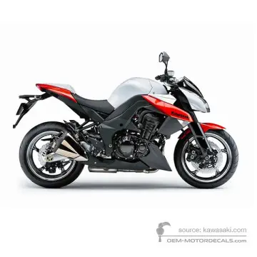 Kawasaki Z1000 2010 - Weiss - Pearl Stardust White