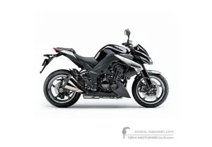 Decals for Kawasaki Z1000 2010 - Black • Kawasaki OEM Decals