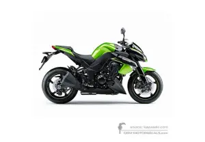 Decals for Kawasaki Z1000 2011 - Green • Kawasaki OEM Decals
