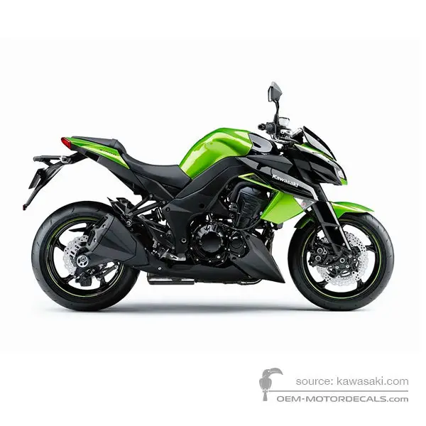 Kawasaki Z1000 2011 - Grün - Candy Lime Green