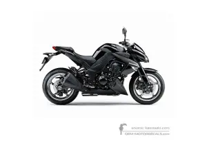 Decals for Kawasaki Z1000 2011 - Black • Kawasaki OEM Decals