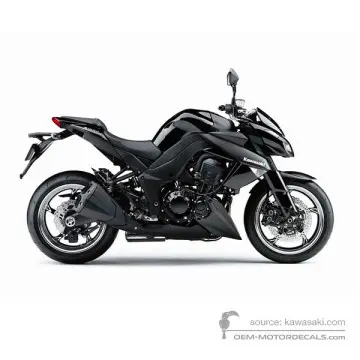 Kawasaki Z1000 2011 - Nero - Ebony