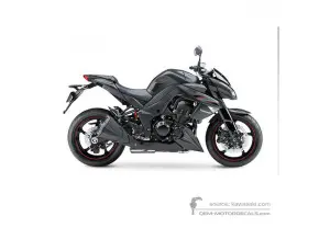 Decals for Kawasaki Z1000 2012 - Ebony • Kawasaki OEM Decals