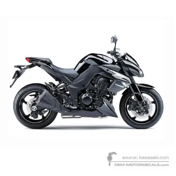 Kawasaki Z1000 2012 - Negro - Metallic Spark Black
