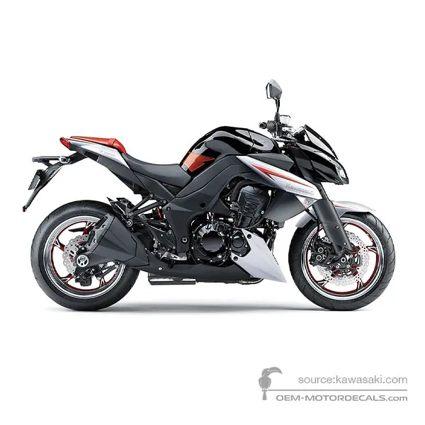 Kawasaki Z1000 Special Edition 2013 - Schwarz Weiß - Metallic Spark Black / Pearl Flat White