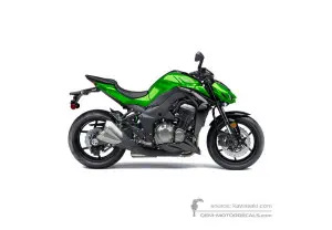Decals for KAWASAKI Z1000 2015 - Green • Kawasaki OEM Decals