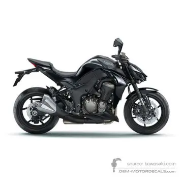 KAWASAKI Z1000 2015 - Negro - Metallic Spark Black