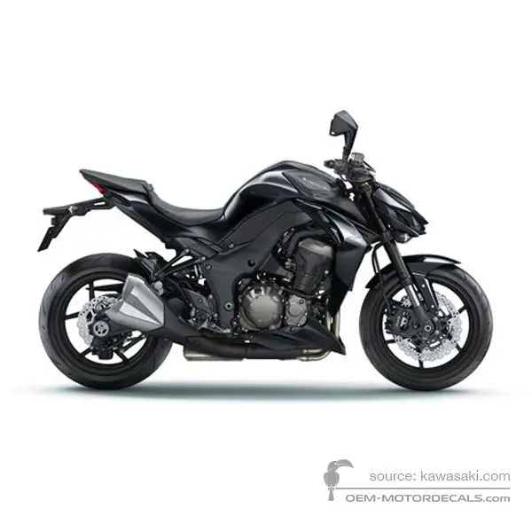 KAWASAKI Z1000 2015 - Schwarz - Metallic Spark Black