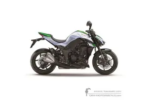 Decals for Kawasaki Z1000 2016 - White • Kawasaki OEM Decals