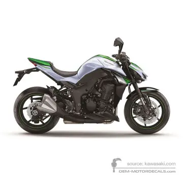 Kawasaki Z1000 2016 - Weiss - Pearl Stardust White