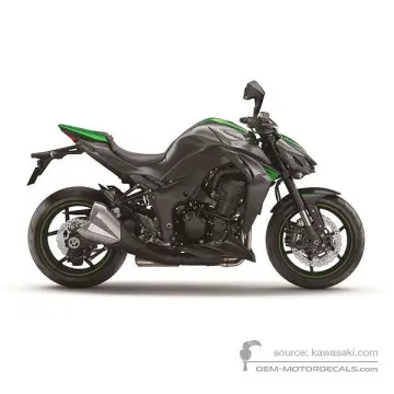 Kawasaki Z1000 2016 - Zielony - Golden Blazed Green