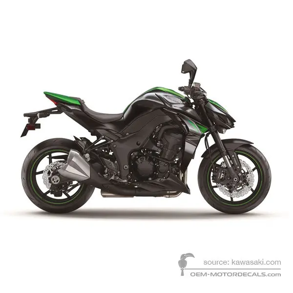 Kawasaki Z1000 2017 - Schwarz - Metallic Spark Black