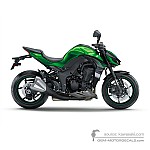 Kawasaki Z1000 2018 - Groen