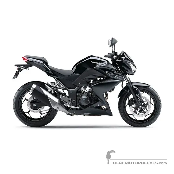 Kawasaki Z300 2016 - Nero - Metallic Spark Black