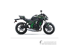 Naklejki do Kawasaki Z650 | ER650 2025 - Czarno Zielony • Kawasaki Naklejki OEM