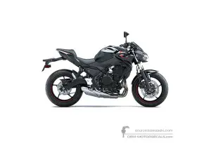 Decals for Kawasaki Z650 | ER650 2025 - Dark gray • Kawasaki OEM Decals