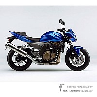 Kawasaki Z750-D/Z750-D1 パーツカタログ カワサキ（Kawasaki） Z750スペクター パーツリスト 正規 中古 バイク