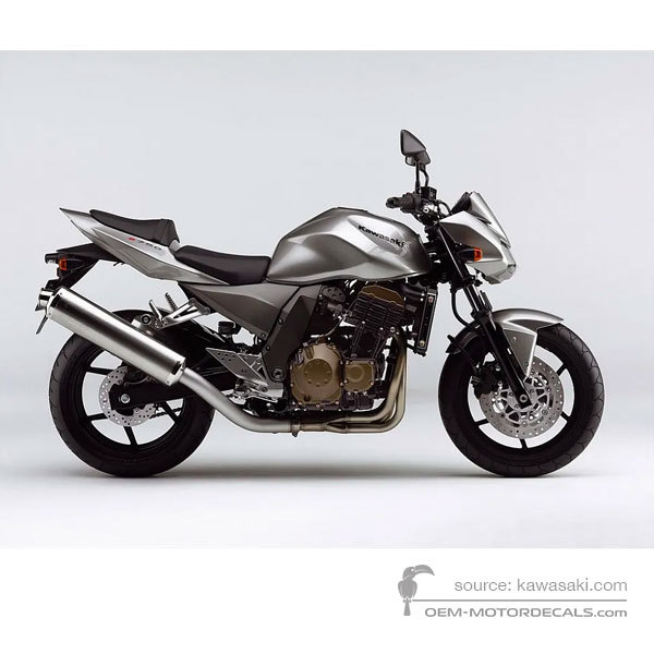 Aufkleber für Kawasaki Z750 2006 - Silber • Kawasaki OEM-Aufkleber