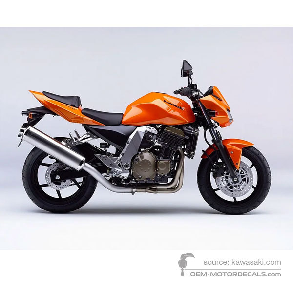 Aufkleber für Kawasaki Z750 2006 - Orange • Kawasaki OEM-Aufkleber