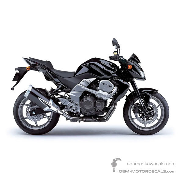 Aufkleber für Kawasaki Z750 2007 - Schwarz • Kawasaki OEM-Aufkleber