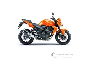 Decals for Kawasaki Z750 2008 - Orange • Kawasaki OEM Decals