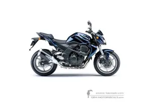 Decals for Kawasaki Z750 2008 - Blue • Kawasaki OEM Decals