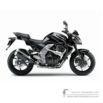 Kawasaki Z750 2009 - Czarny - Metallic Diablo Black
