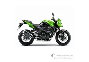 Decals for Kawasaki Z750 2009 - Green • Kawasaki OEM Decals