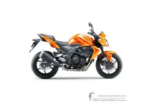 Decals for Kawasaki Z750 2010 - Orange • Kawasaki OEM Decals