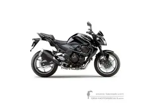 Pegatinas para Kawasaki Z750 2011 - Negro • Kawasaki Pegatinas OEM
