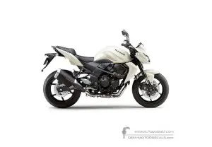 Decals for Kawasaki Z750 2011 - White • Kawasaki OEM Decals